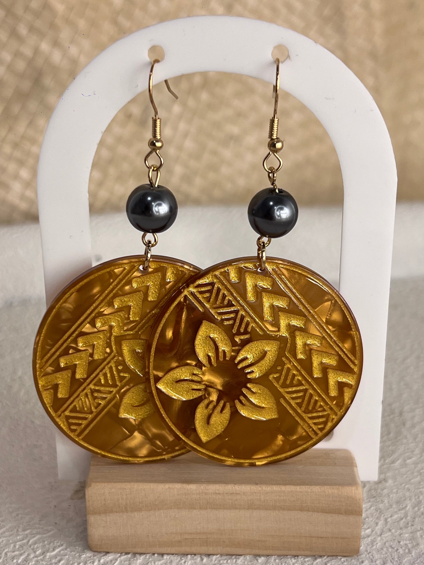 Kimy - Acrylic Tribal & Flower Drops