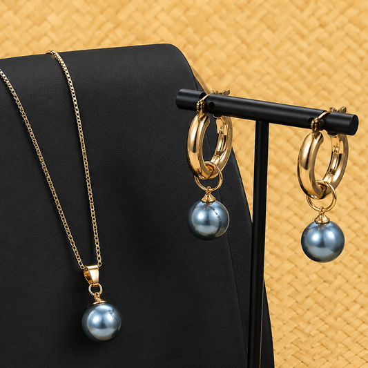 Abbey - Midnight Pearl Set