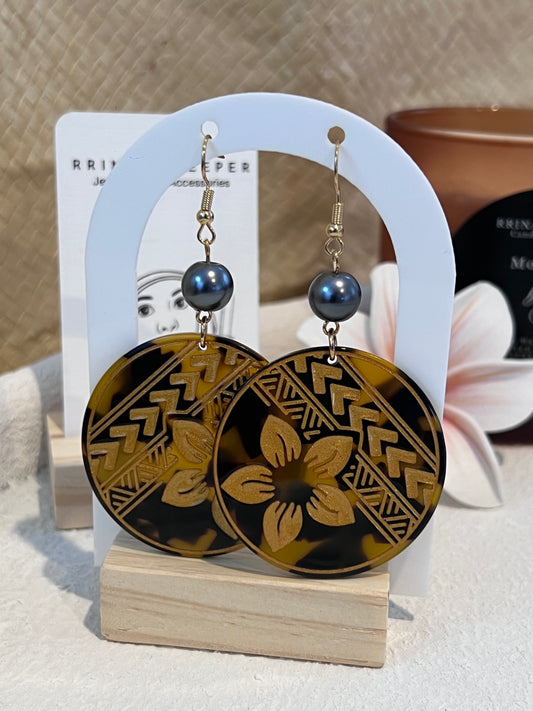 Kimy - Acrylic Tribal & Flower Drops
