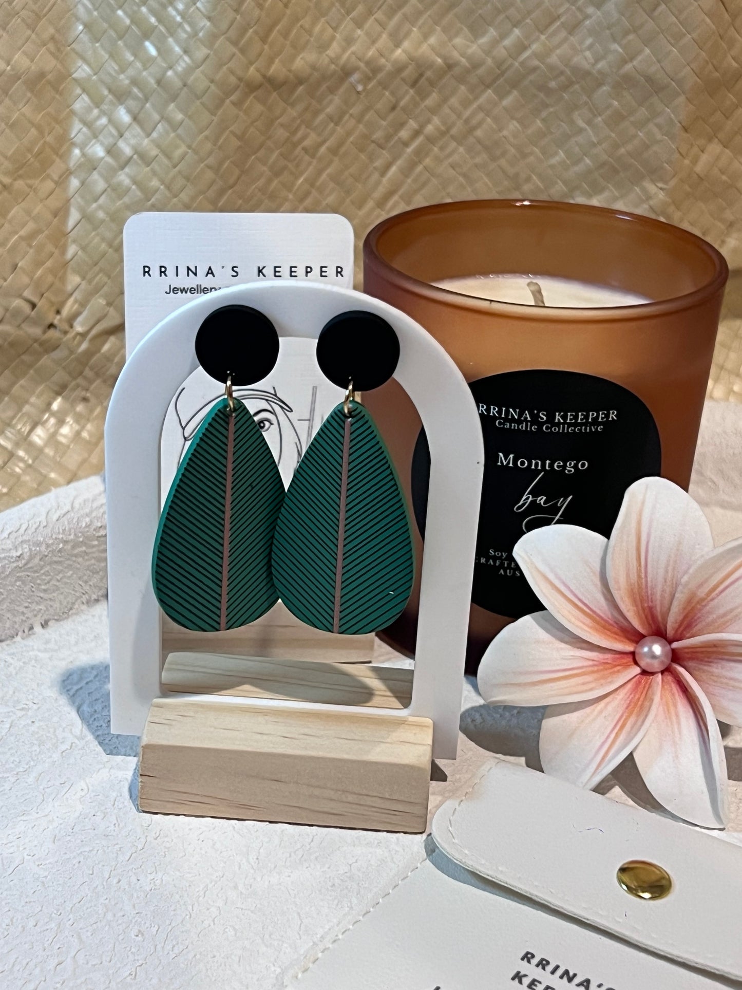 Nu’ulopa - Lau Fa’i Drop Earrings