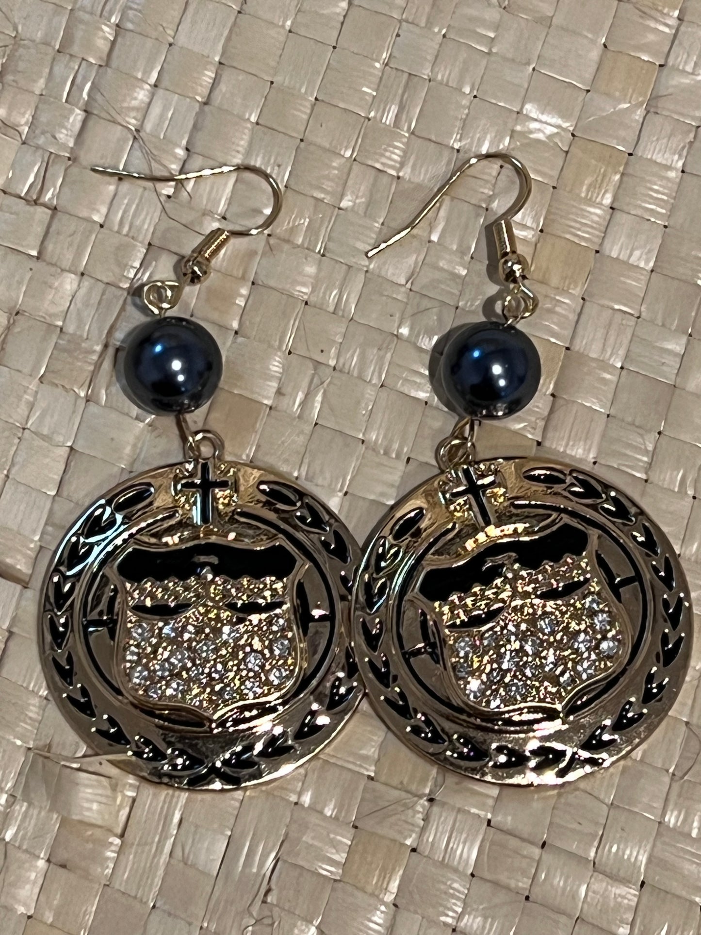 Gold Plated Samoa Crest Drops