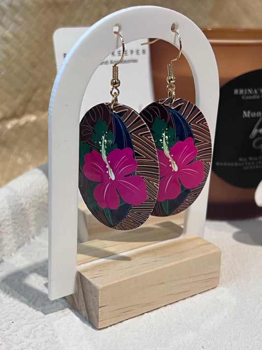 Foga’a - Pink Aute Earrings