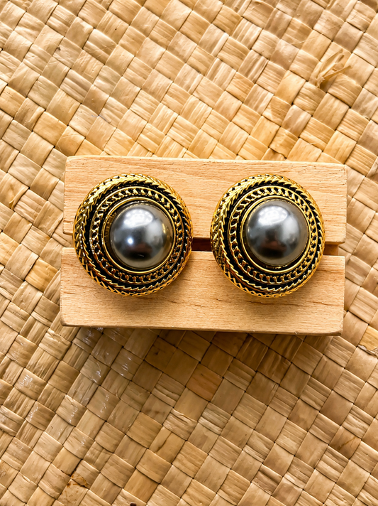 Marina Davis - Medallion Studs