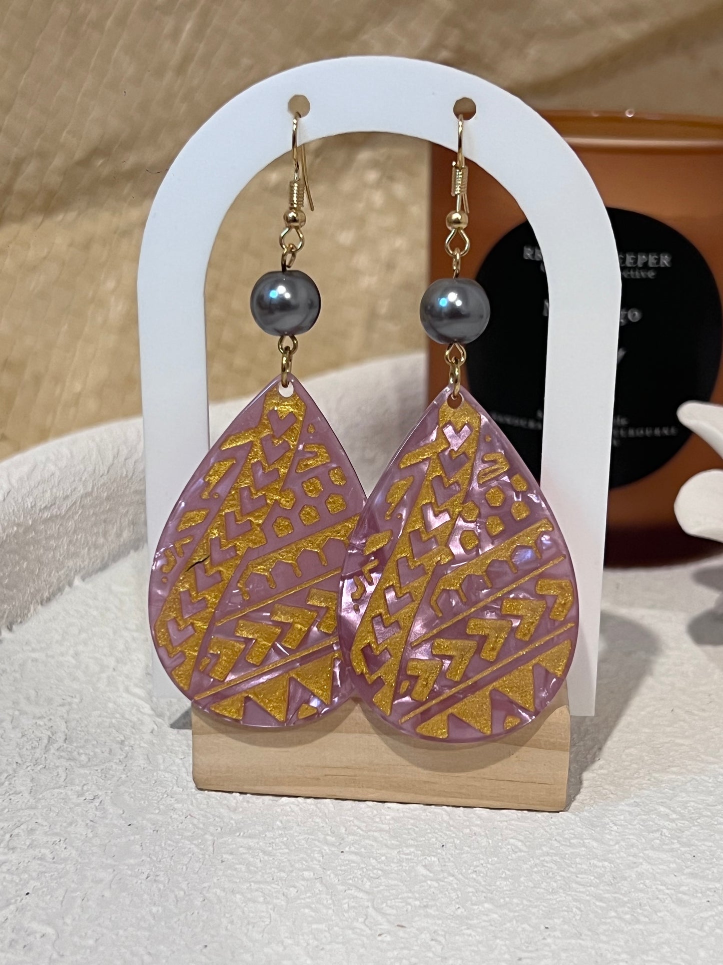 Laufiso - Tribal Acrylic Tear Drops