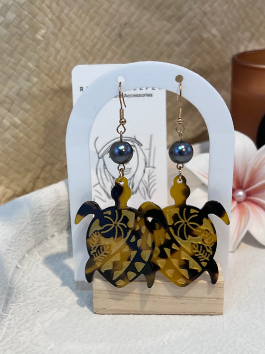 Lua’ipou - Tribal Laumei Earrings