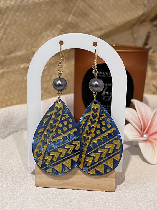 Laufiso - Tribal Acrylic Tear Drops