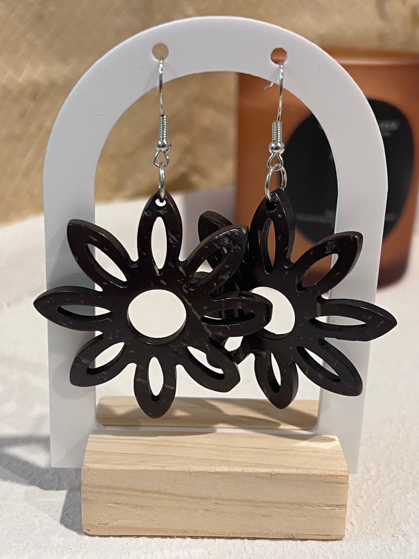 Jane - Coconut Shell Flower Drops