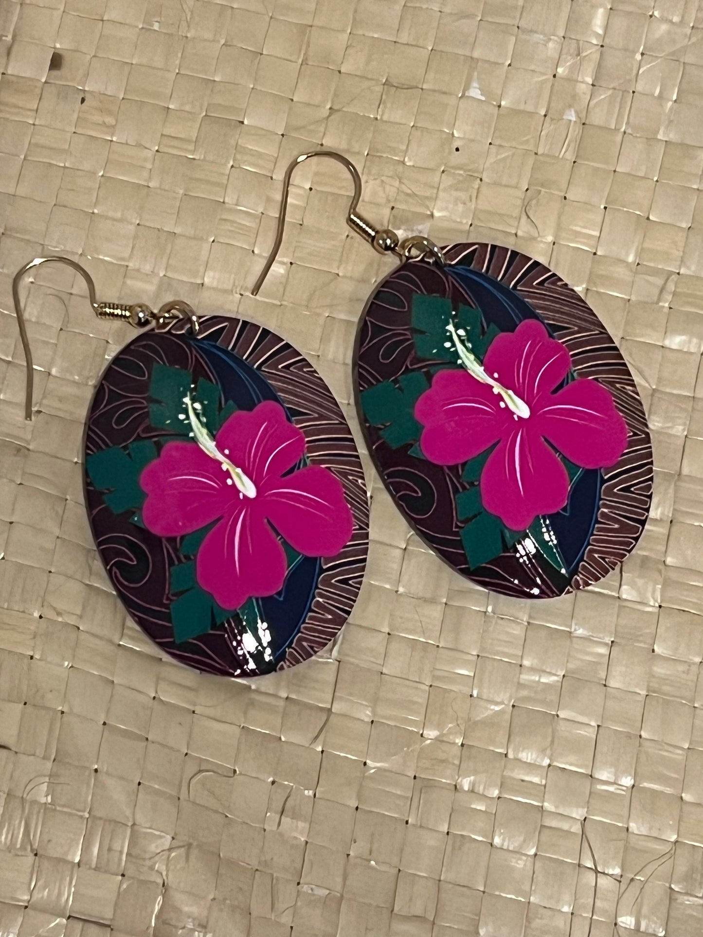 Foga’a - Pink Aute Earrings